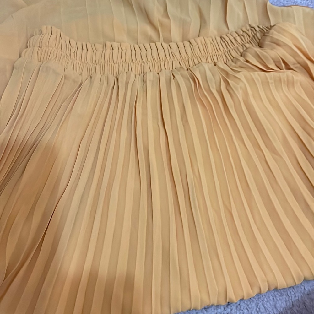 Mustard Yellow Midi Skirt, Size 3X